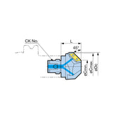 Covers a wide range of chamfering diameters and reduces  the number of tools and ATC required. - Big-tools Industrial Supply Tools for Metal Cutting